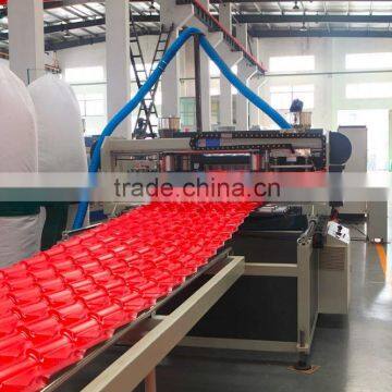 price of PVC+ASA plastic glaze roofing tile production extrusion machine