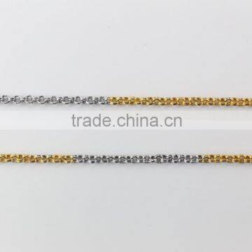 2015 Summer Popular Gold and Rhodium Plated Thin Chain Jewelry photo-3
