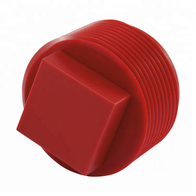 Plastic PVC Pipe Fittings Male Thread Plug With Square Head for NPT Threads SPN Series photo-2