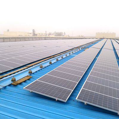 METAL ROOF MOUNTING SYSTEM solar bracket Framed or Frameless 0°-60°Flushed or tilted with roof