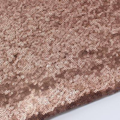 XZ5233 Evening Dress Party Dress Sequin Fabric All Over Sequins on Mesh photo-3