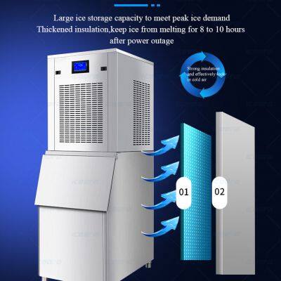 Ganular Ice Machine Stainless Steel 500KG Granular Ice Maker Machine