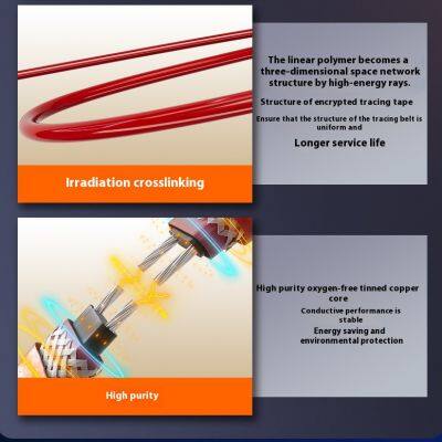 Single-Core PTC Underground Electric Heating Cable High Performance PVC Jacket Electric Heat Tracing Cable photo-4