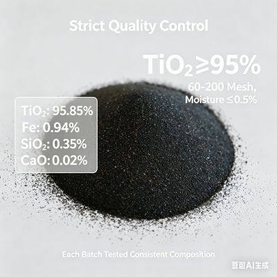 Рутиловый песок для сварочных электродов. Сырье с содержанием TiO₂ 95%