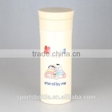 500ml custom printing insluated thermos with leakproof silicone screw cap