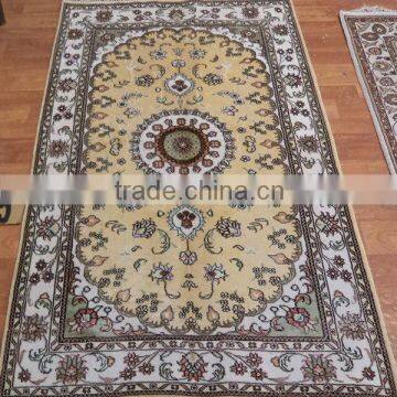 Persia style hand tufting silk turkish double knot arabic carpet