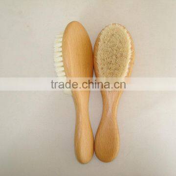 Natural Goat Baby Brush With Beech Wood photo-6