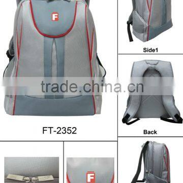 Newest high quality hot sale promotional Sport Backpack grey polyester sport bag men bag