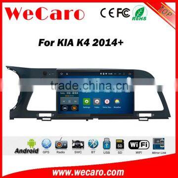 Wecaro WC-KK1045 10.2 inch android 4.4/5.1 car dvd player for kia k4 2014 2015 2016 With Wifi 3G GPS Radio RDS navigation