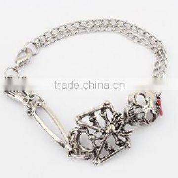 Human Skeleton Style Unisex Simple Link Bracelet Fire Sale Price photo-4