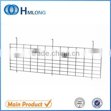 Hanging metal wire mesh shelf dividers for wire decking