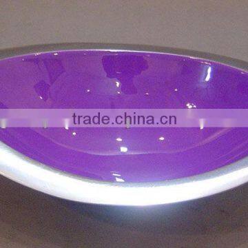 Cast Aluminium Coloured Serving Bowl