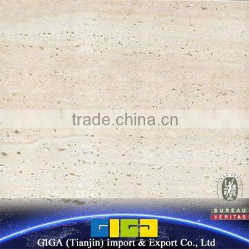 GIGA chinese best quality nature marble WHITE TRAVERTINE