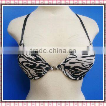 Fashion Sport Bras, Front Closure, Racer Lace Back