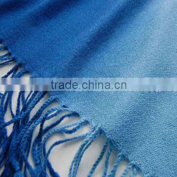 Wholesale Fringed 70% Pashmina 30% Silk Solid Color Plain Pashmina Scarf Quality Choice Most Popular photo-6