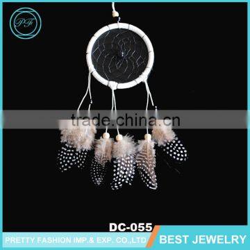 New Style Wood Beads Chicken Feather Cotton String Fashion Dream Catcher