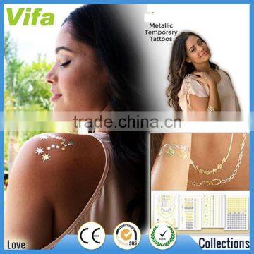 hot jewels metallic temporary tattoo sticker as seen on tv