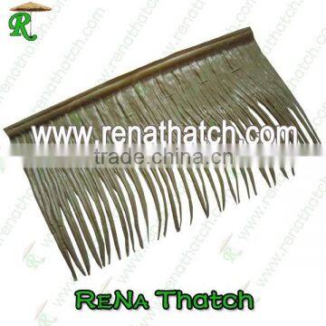 Palapa thatch, palm leaf thatch