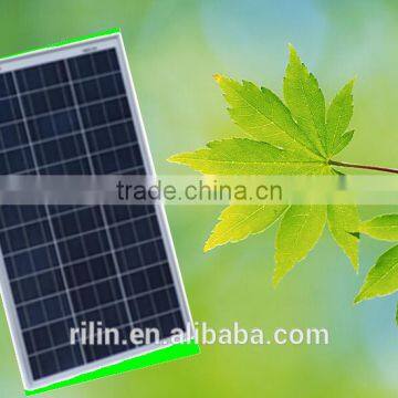 High quality low price elaborate process perfect service Chinese 18V 60W poly solar panel
