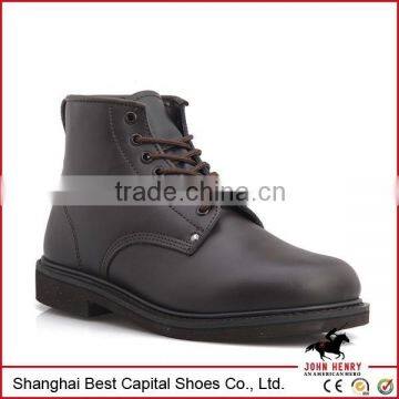 action leather work boots/2015-fashion stylish leather boot lace up safety shoes for men