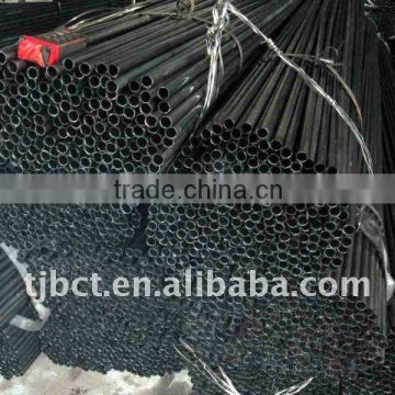 dark black welded round steel pipe