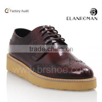 Men leather fashion casual shoe made in China