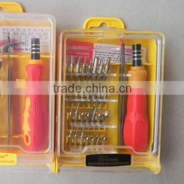 precision interchangeable screwdriver set for computer/watch/eyeglasses,multifunction screwdriver set