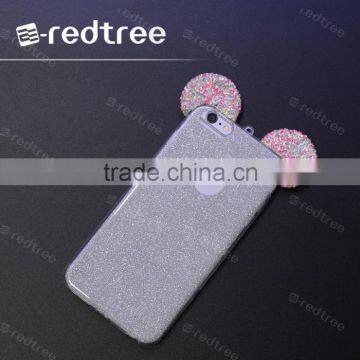 Luxury Crystal TPU Bling Diamond Mobile phone Cover Case for iphone 6s 6pluls 7