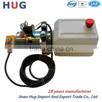 China supplier 12v or 24v hydraulic power pack