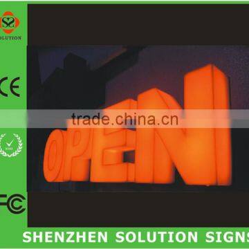 Outdoor 3d Frontlit RGB Acrylic Letters photo-4