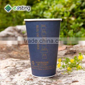 Customized LOGO Disposable Costa Blue Coffee Paper Cup photo-5
