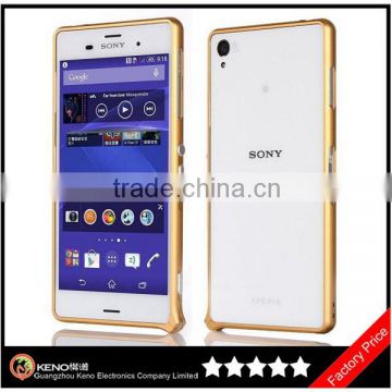 Best Quality Anti-broken Aluminum Bumper Case for Sony Z3 Metal Bumper