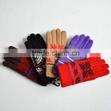 Factory price personalized winter kitting gloves