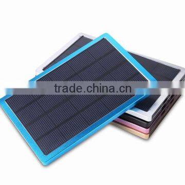 AWC608 10000mah Universal Solar Panel Slim 10000mah Solar Power Bank 10000mah Battery Charger photo-2