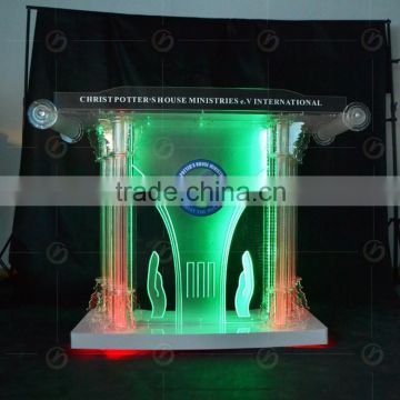 Alibaba manufacturer magnificent acrylic church pulpit                        
                                                                                Supplier's Choice