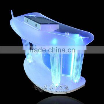High Qualtiy Modern Church Pulpit With LED Light, Acrylic Church Pulpit,church Pulpit Chairs photo-4