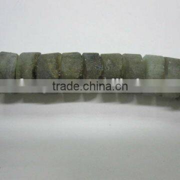 Gemstones Labradorite 15mm Rough Coins Raw Natural Gemstone Beads photo-2