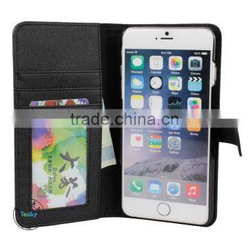 fancy pu leather cover case for iphone 6 plus case