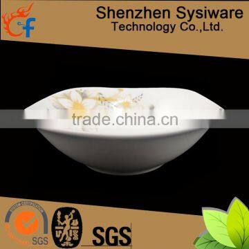 Made in zibo ceramic dessert bowls kids ceramic salad bowl chinese ceramic bowls