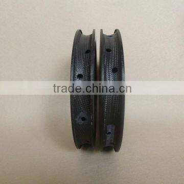 12 Inch Carbon Rims 25mm Deep 30mm Wide Bicycle Bmx Rims 230g photo-4