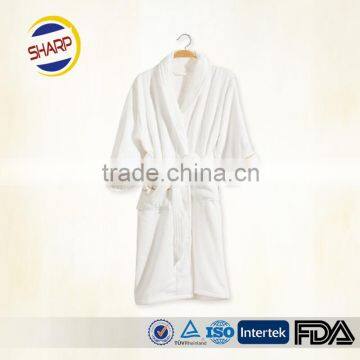 Adult soft bathrobe fabric wholesale for 5 stars hotel