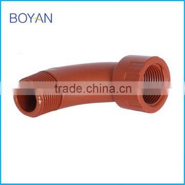BOYAN huangyan plastic bathroom fitting brown BS pp female long elbow
