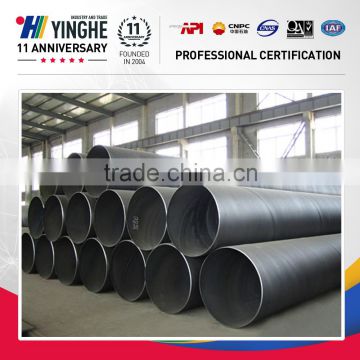 Spiral steel pipe for low-pressure fluid transport