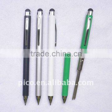 Popular Pen 3 In 1 Stylus Touch Screen Ball Pen With Two Color Refills Inside