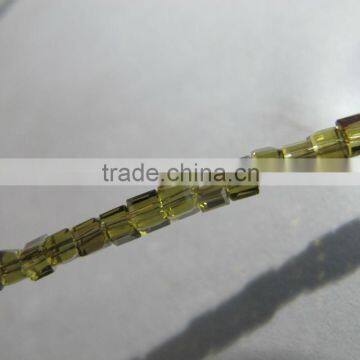 6mm Sales of color crystal cube beads CB062