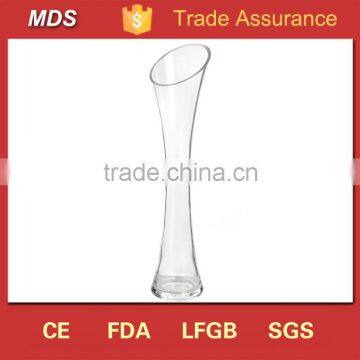 Wholesale cheap tall glass wedding vases centerpieces table