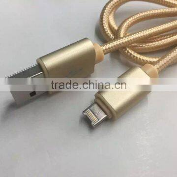 2016 New Premium High Quality Aluminum Nylon 2 in 1 Usb Charger Cable for Iphone 6 6 Plus 6s 6s Plus s7 s7 Edge photo-3