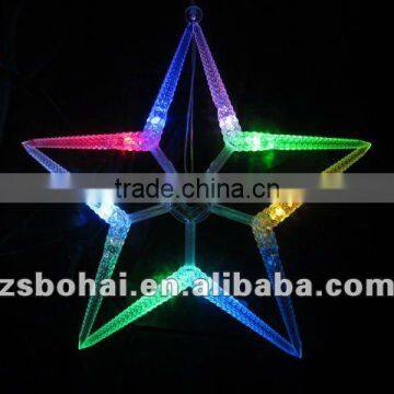 led star shaped pendant