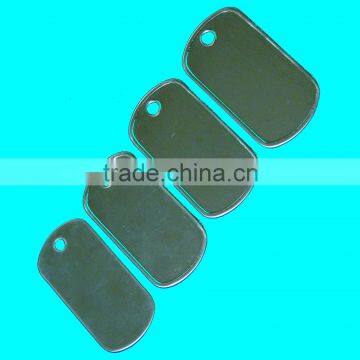 stainless steel military metal dog tag