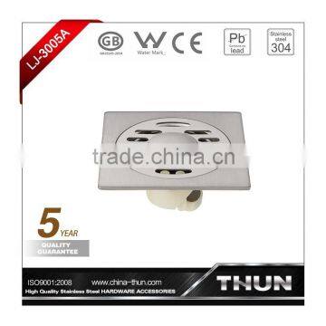 Simple 304 Stainless Steel Floor Drain for Bathroom 100*100mm